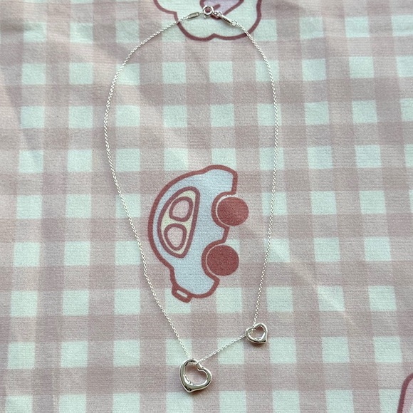 Tiffany & Co. Double Heart Pendant Necklace - Picture 2 of 7